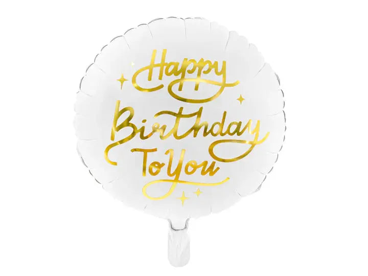 Foil Balloon Happy Birthday To You Partydeco