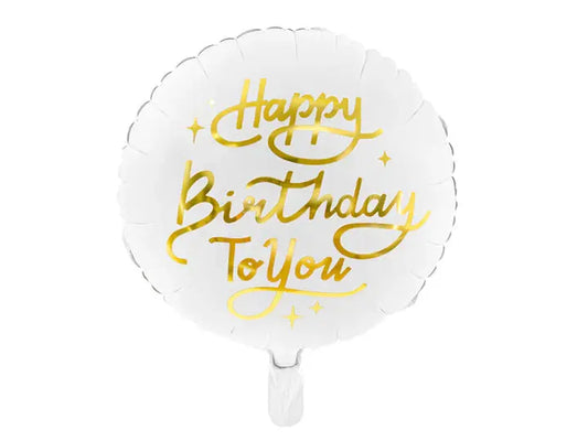 Foil Balloon Happy Birthday To You Partydeco