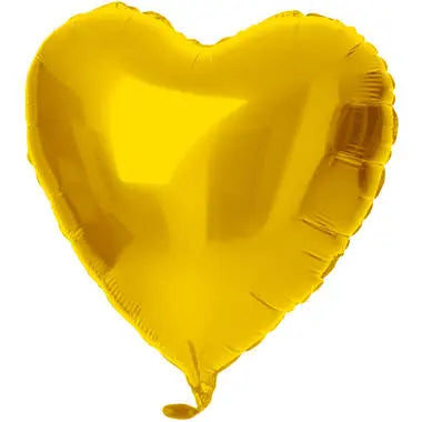 Foil Balloon Heart-shaped Gold - 45 cm Folat