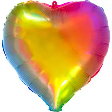 Foil Balloon Heart-shaped Yummy Gummy Rainbow - 45 cm Folat