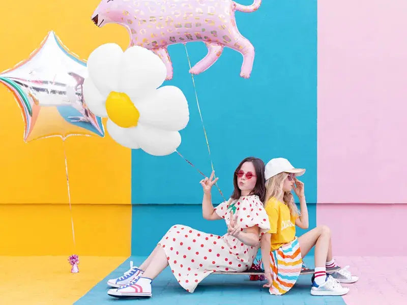 Foil Balloon Leopard, 114x80 cm, mix Partydeco