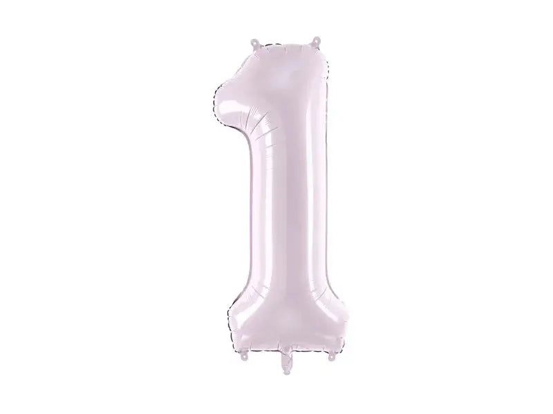 Foil Balloon Number ''1'', 72cm, purple Partydeco