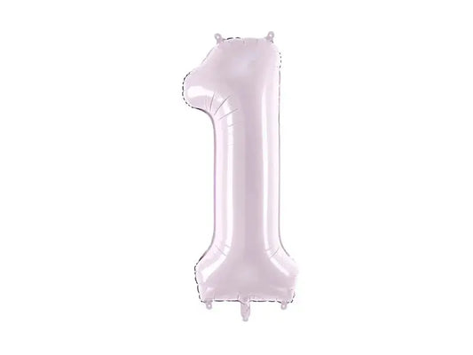 Foil Balloon Number ''1'', 72cm, purple Partydeco