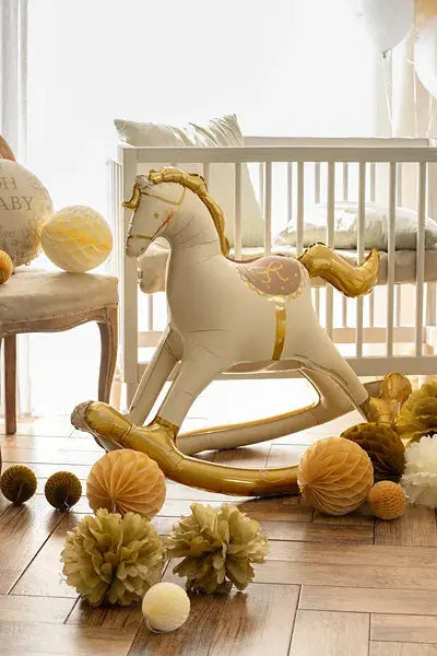Foil Balloon Rocking Horse, 118x104 cm, mix Partydeco