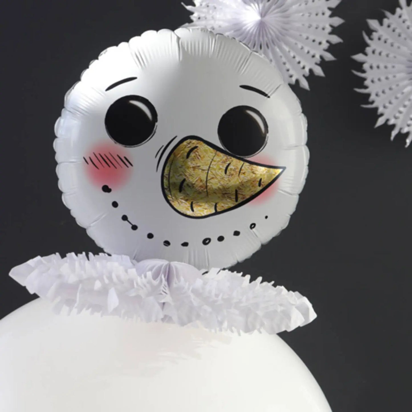 Foil Balloon Snowman - 45cm Folat