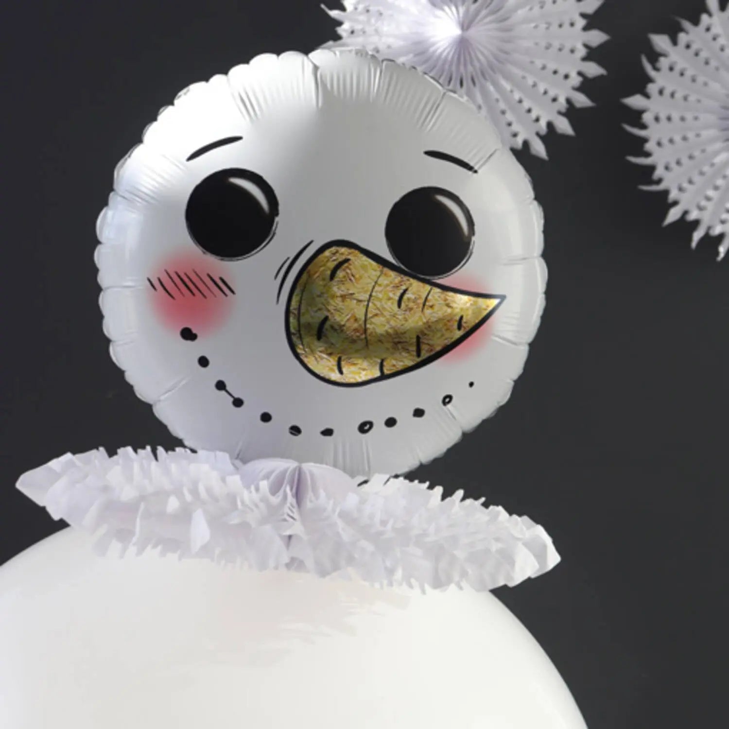 Foil Balloon Snowman - 45cm Folat