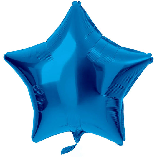 Foil Balloon Star-shaped Blue - 45 cm Partydeco