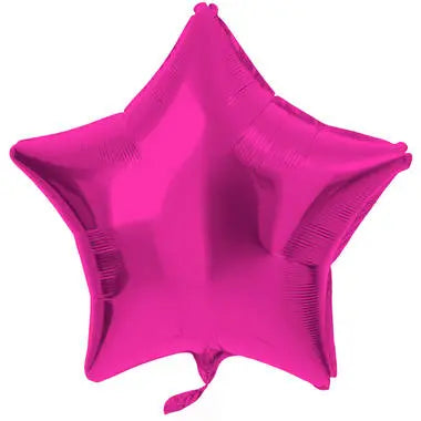 Foil Balloon Star-shaped Magenta - 48 cm Folat