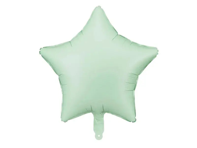 Foil Balloon Star, 48cm, green Partydeco