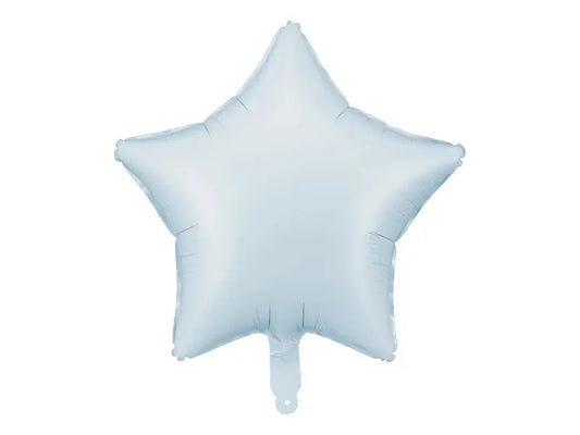 Foil Balloon Star, 48cm, misty blue Partydeco