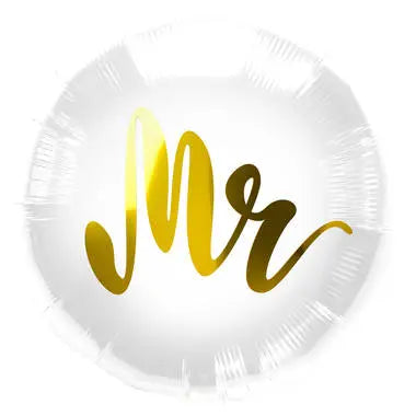 Foil Balloon 'Mr' Wedding - 45 cm Folat