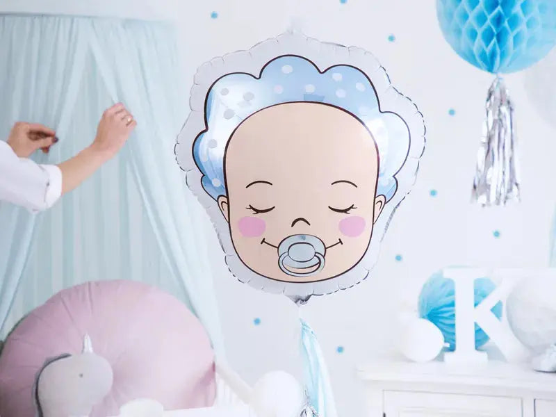 Foil balloon Baby - Boy, 40x45cm, mix Partydeco