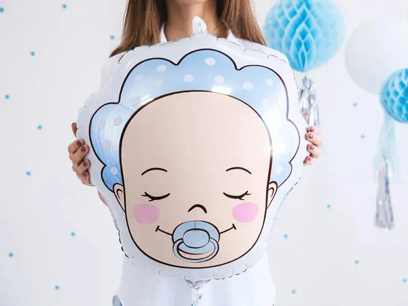 Foil balloon Baby - Boy, 40x45cm, mix Partydeco