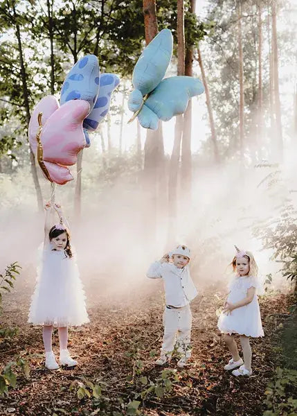 Foil balloon Butterfly, 69x69 cm, pink Partydeco