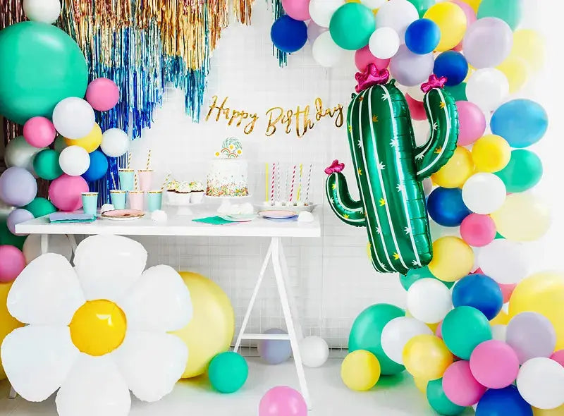 Foil balloon Cactus, 60x82cm, mix Partydeco