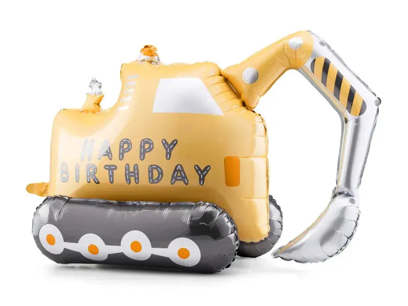 Foil balloon Excavator, 76.5x49 cm, mix Partydeco