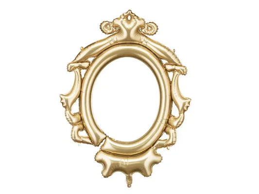 Foil balloon Frame, 78x95 cm, gold Partydeco