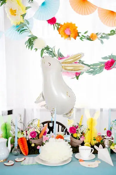 Foil balloon Hare Bunny, 67x88 cm, mix Partydeco