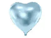 Foil balloon Heart, 45cm, blue Partydeco