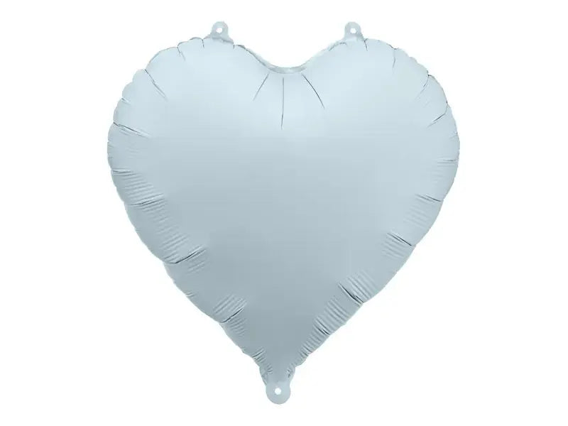 Foil balloon Heart, 45cm, misty blue Partydeco