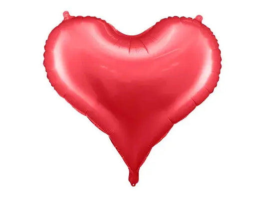 Foil balloon Heart, 75x64.5 cm, red Partydeco