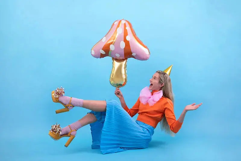 Foil balloon Mushroom, 66x75cm, mix Partydeco
