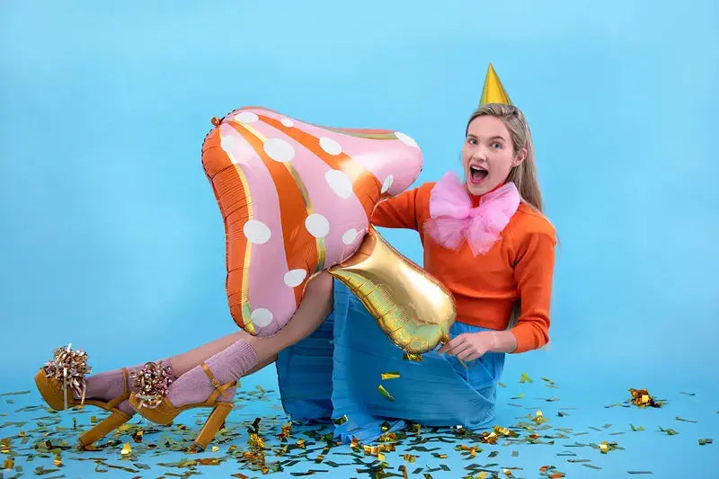 Foil balloon Mushroom, 66x75cm, mix Partydeco