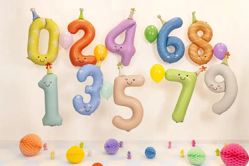 Foil balloon Number "4" Partydeco