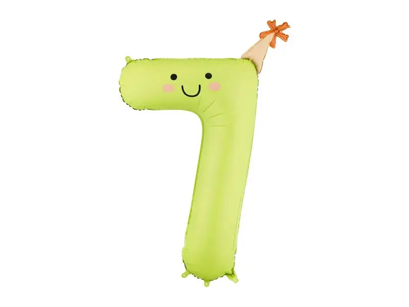 Foil balloon Number ''7'' Partydeco