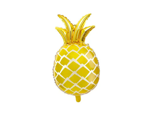 Foil balloon Pineapple, gold, 38x63cm Partydeco