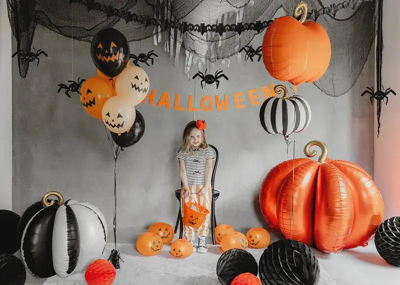 Foil balloon Pumpkin, 62x59 cm, mix Partydeco