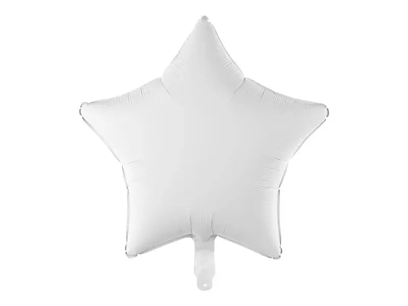 Foil balloon Star, 48 cm, white Folat