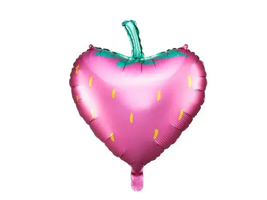 Foil balloon Strawberry, 42x45cm, mix Partydeco