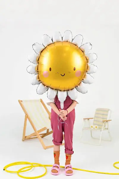 Foil balloon Sun, 90 cm, mix Partydeco