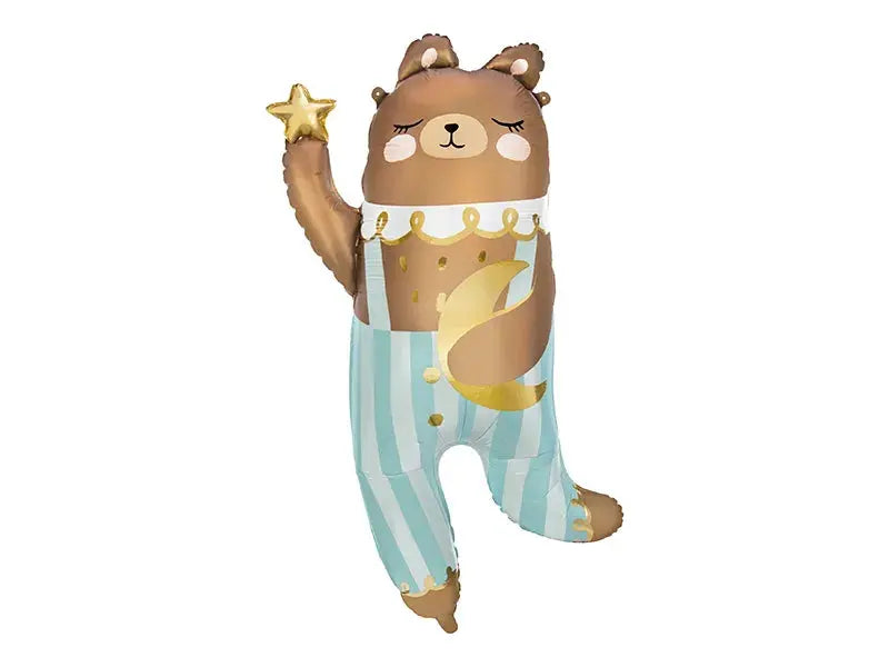 Foil balloon Teddy bear, 72x104 cm, mix Partydeco