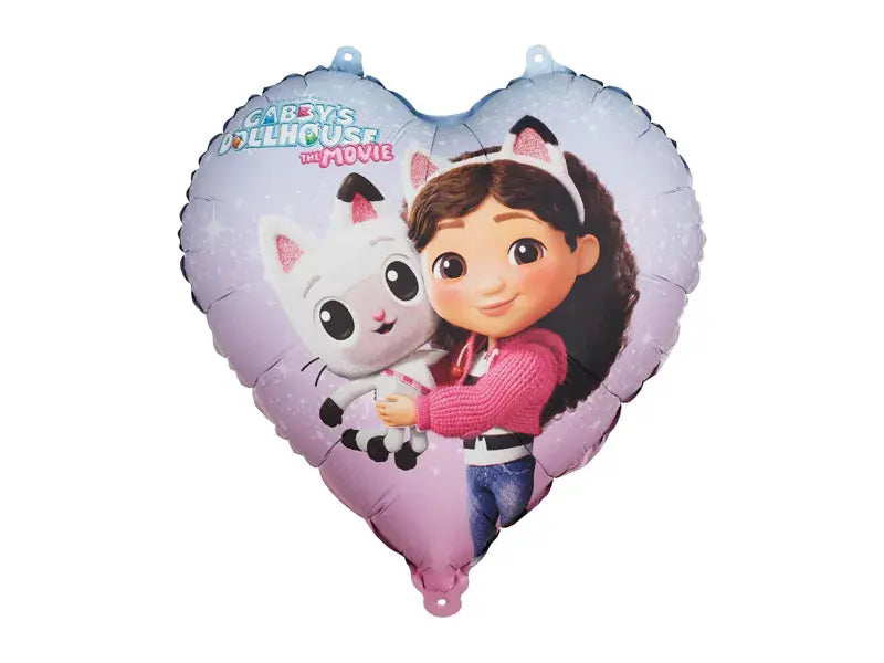 Foil balloon heart Cat House Gabi, 35cm, mix Balloons World Store