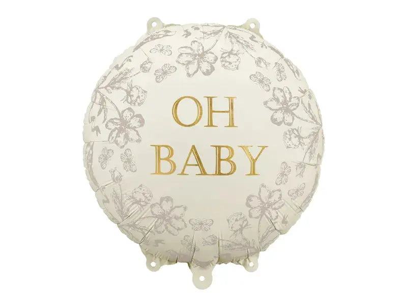 Foil balloon lozenge Oh Baby, 35x35 cm, mix Partydeco