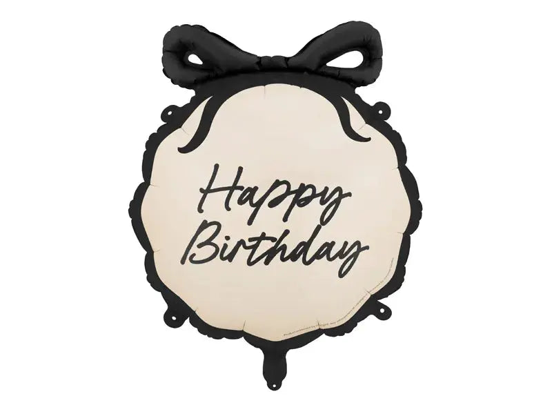Foil balloon round Happy Birthday Partydeco