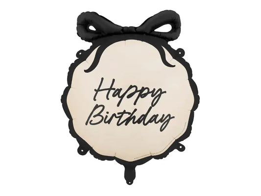 Foil balloon round Happy Birthday Partydeco