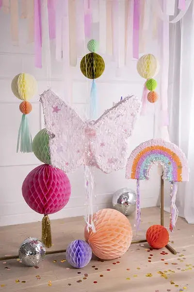 Folding Piñata - Butterfly, 58x48x10cm Partydeco
