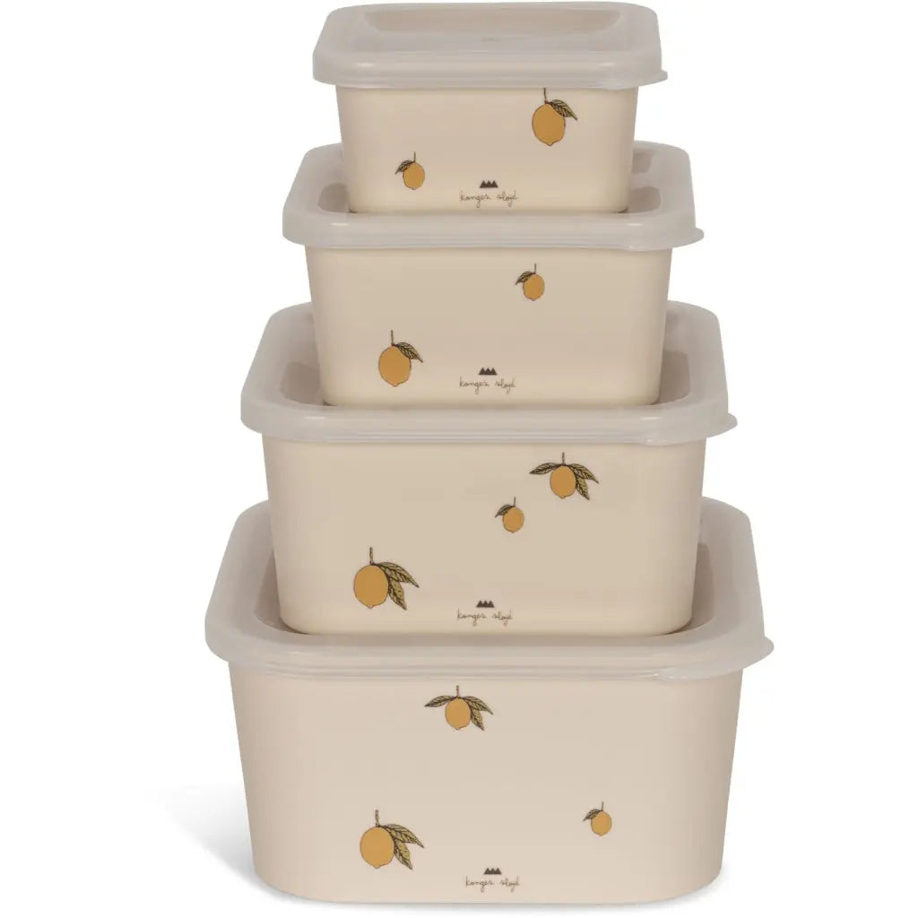 Food Container Set - Lemon Konges Slojd
