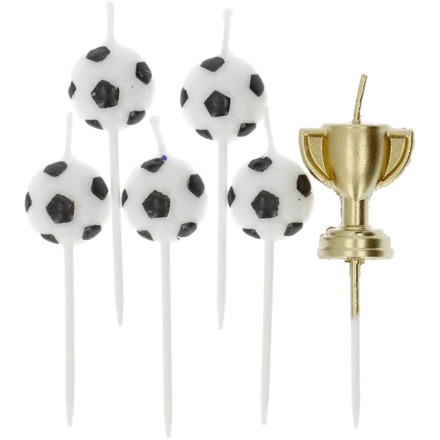 Football Candle Set - 6 pieces Folat
