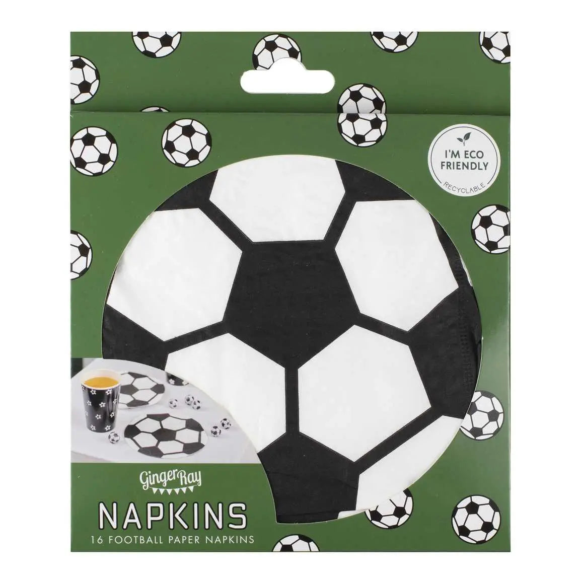 Football Paper Napkins GingerRay