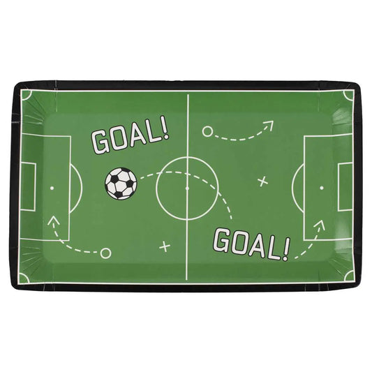 Football Pitch Paper Plates GingerRay