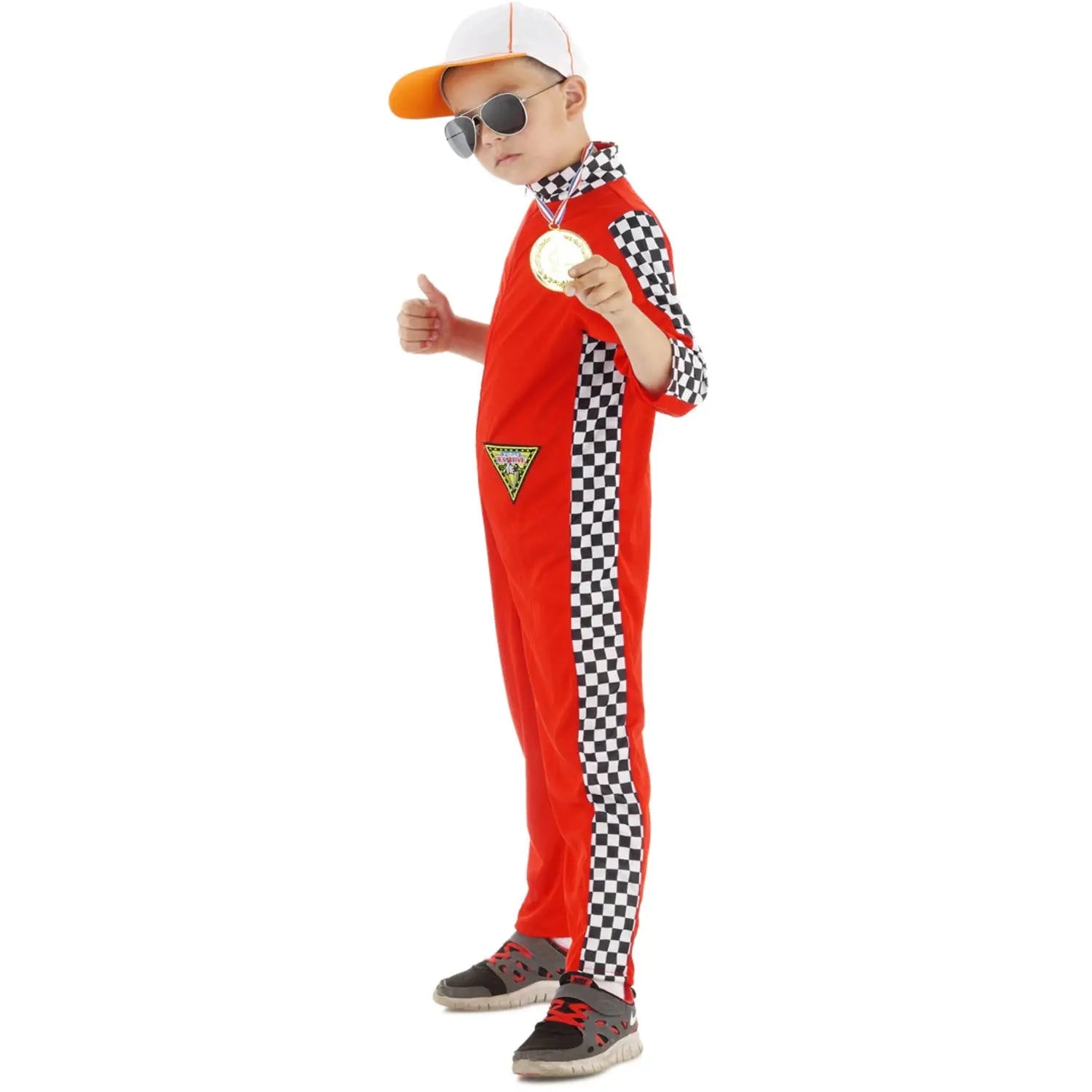 Formula 1 Racer Costume 2 pieces for Children - Size 134-152 Folawear