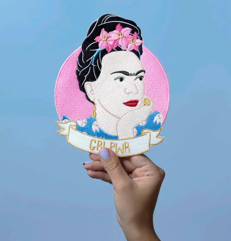 Frida Kahlo Iron-On Patch Size Xl MALICIEUSE