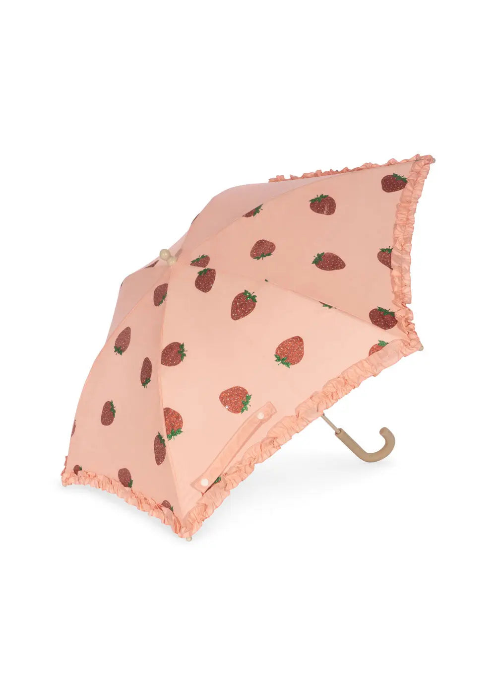 Frill Umbrella - Strawberry Glitter Konges Slojd