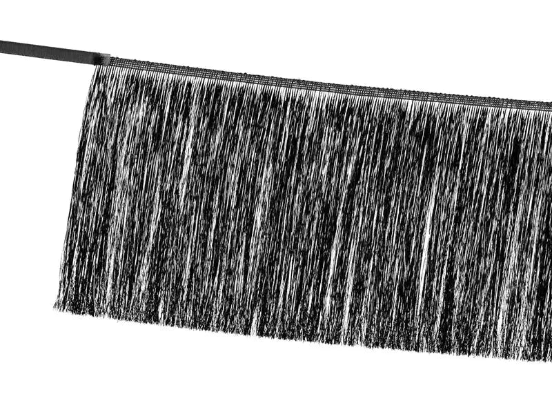 Fringe garland, black Partydeco