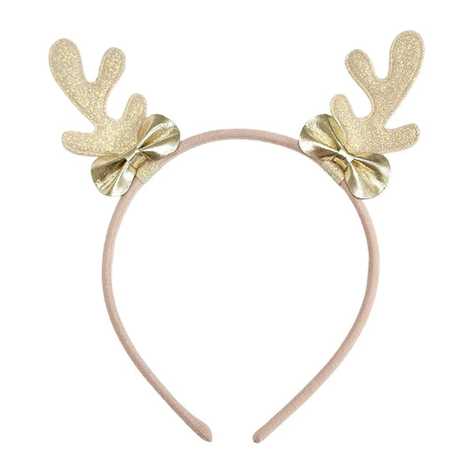 Frosted Shimmer Reindeer Headband Rockahula