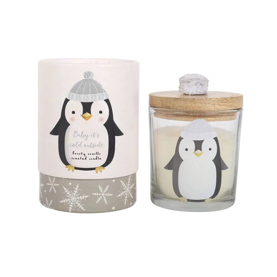 Frosty Vanilla Winter Penguin Candle Something Different Wholesale